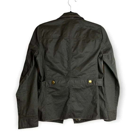 J. Crew Army Green Downtown  Field Jacket - Picture 4 of 10